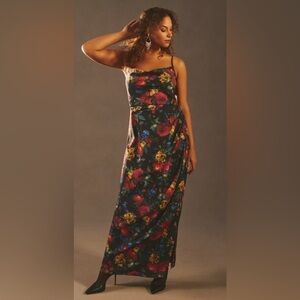 Hutch Black Floral Maxi Dress